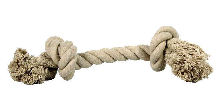 Little friends double knot cord molar bite-resistant rope pet toys