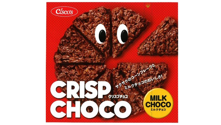 日本日清麦脆批巧克力原味crispchoco进口零食红批70g