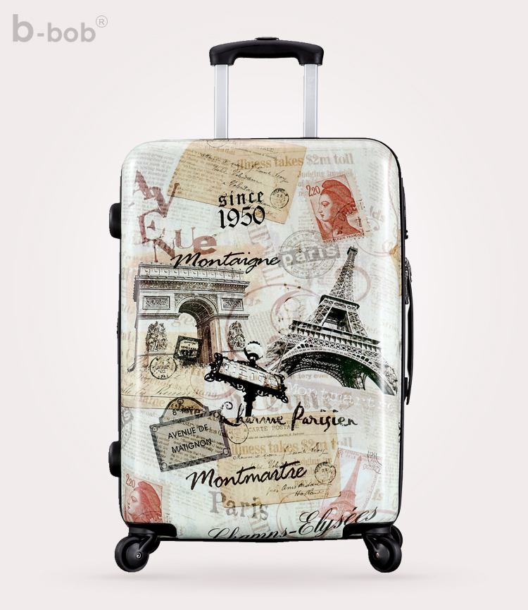 歐洲路易威登neverfull b-bob箱包歐洲印花萬向輪旅行箱拉桿箱 20寸登機箱24 28寸行李箱 路易威登