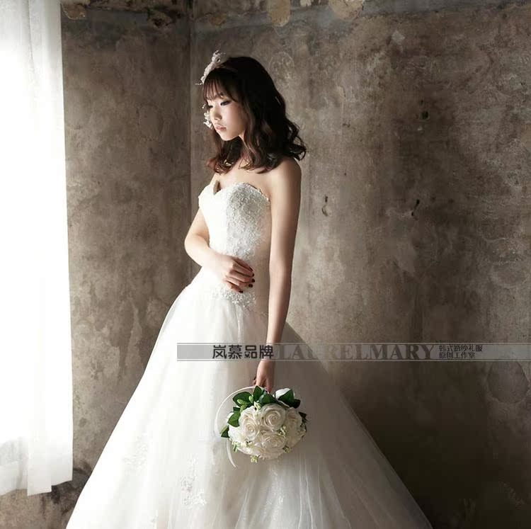 The sponsors of the 2015 New LAURELMARY, Korean contemporary and elegant style with a heart-shaped chest lace Foutune of video thin A swing tail bon bon skirt bride marriage Pure White (Picture) Custom Size (please contact Customer Service) Picture, prices, brand platters! The elections are supplied in the national character of distribution, so action, buy now enjoy more preferential! As soon as possible.