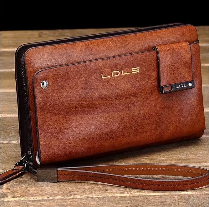Men&#39;s Leather Business Clutch bag Handbag briefcase Wallet Purse F102 | eBay