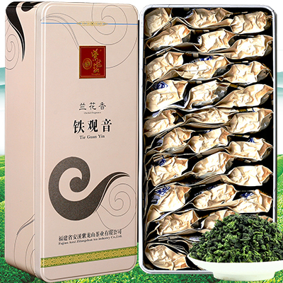 紫龙山安溪铁观音春茶浓香型兰花香铁观音茶叶250g乌龙茶包邮