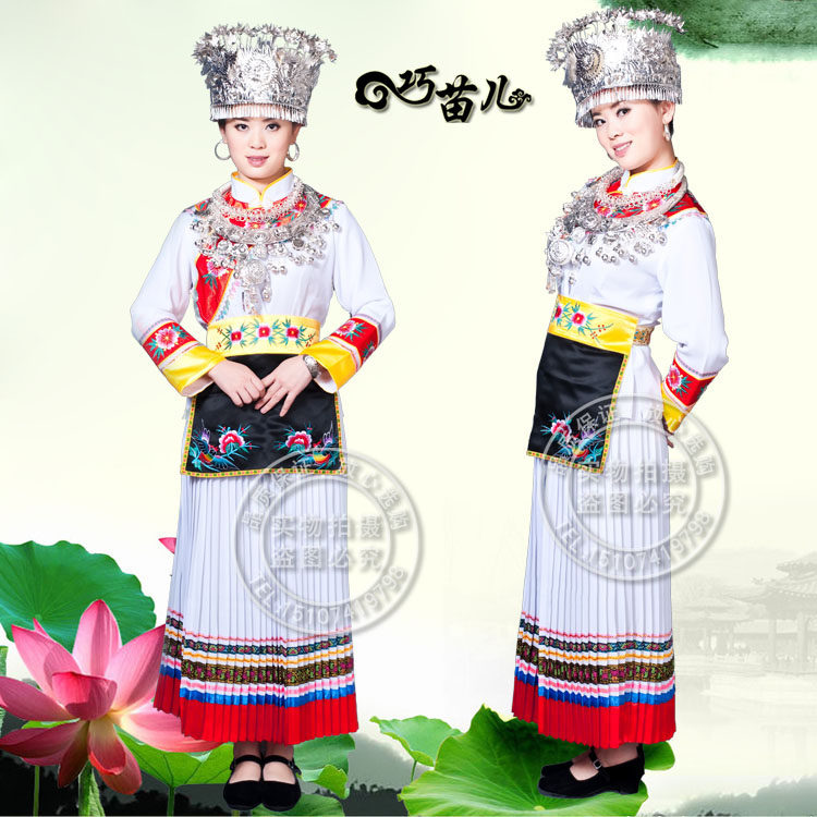 土家族苗族<em>男女民族舞蹈</em>演出服装服饰五十六5