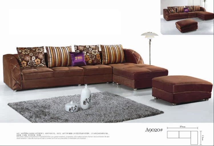 特价促销布艺沙发组合全友家私同款沙发简约时