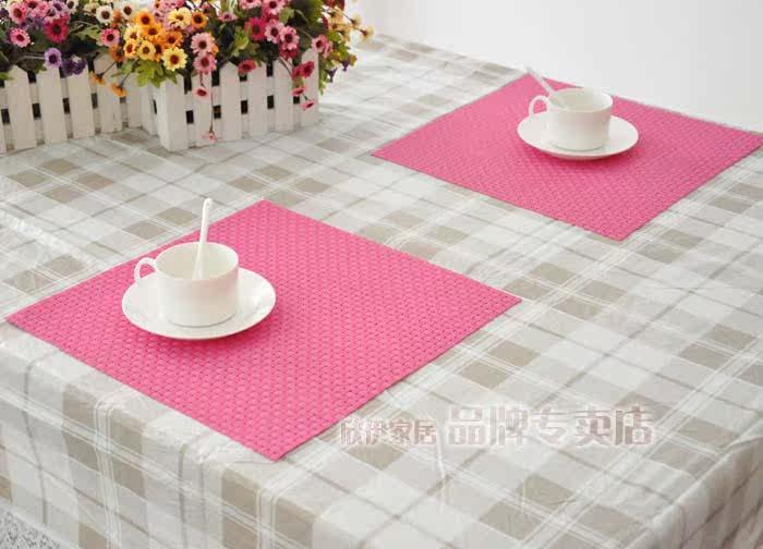 CMWE Xinyi green PVC tasteless waterproof and breathable 35*3CM placemat | insulating mat | | dining table pad coasters
