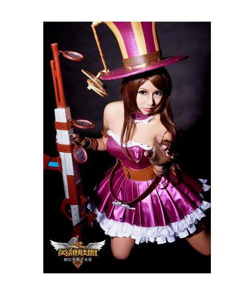cosplay服装订做 英雄联盟女装英雄<em>皮城女警</em> 性