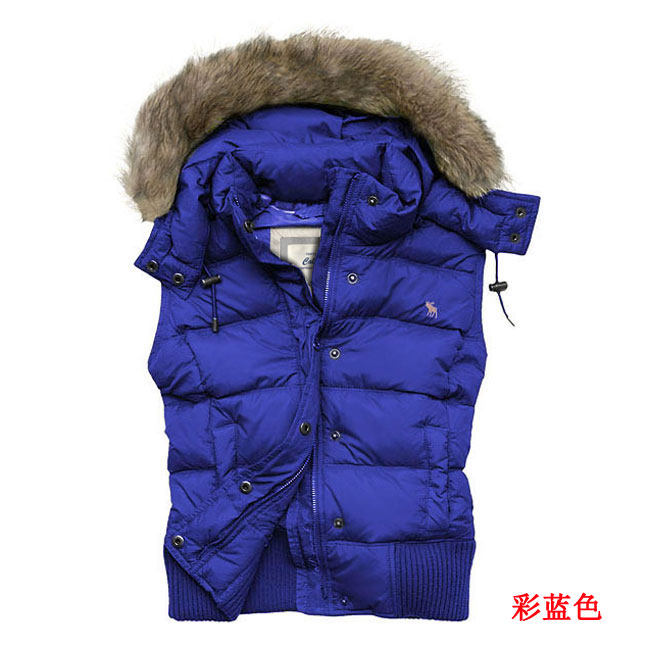 羽绒<em>马甲</em> 女款 毛毛领外贸<em>冬装</em>新品潮女款af 马