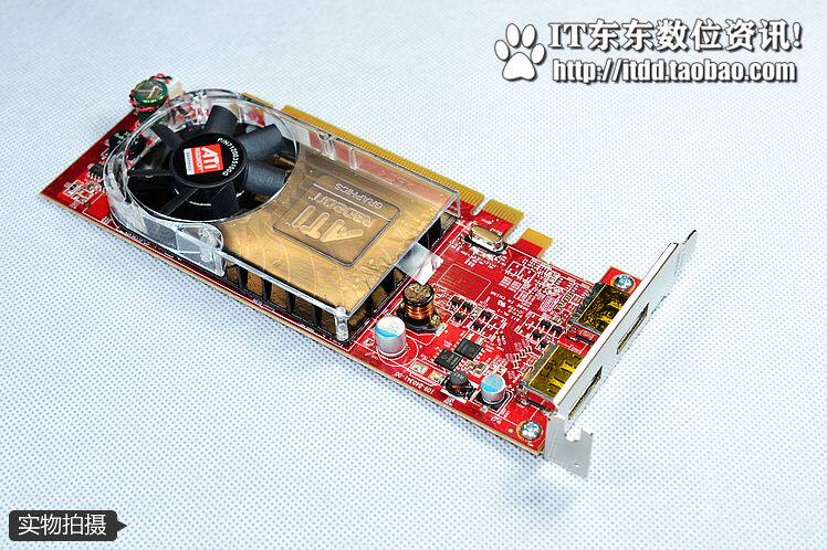 Видеокарта 戴尔dell ati hd3470 双dp口displayport半高显卡-100%全新非拆机
