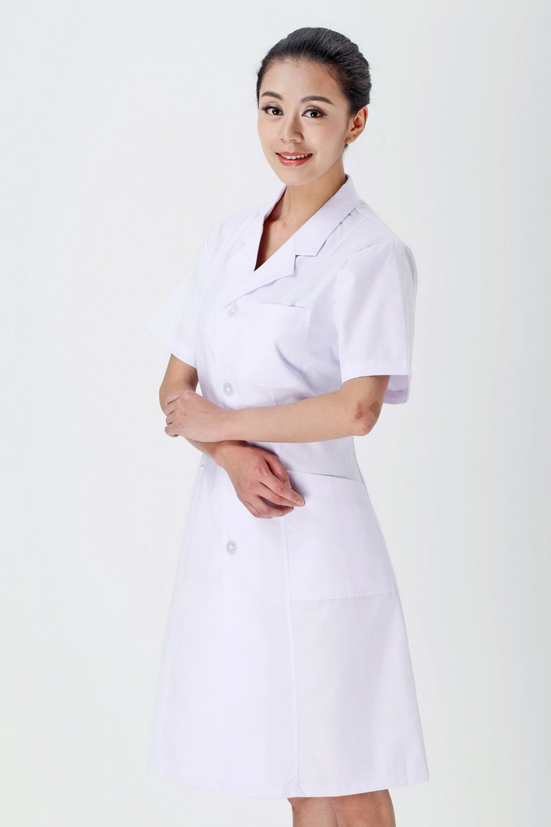 南丁格尔旗下,诺尔森医生服fds-08短袖护士服白大褂工作服女夏装医护