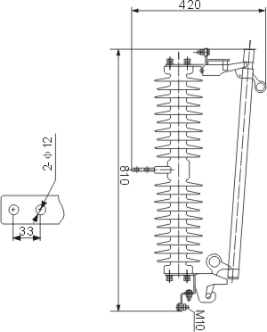 低价供应hprwg2-35/100 hprwg2-35/200跌落式熔断器 熔丝具保险