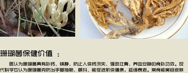 【吉顺号】云南特产 禄山珊瑚菌150克*1盒价格
