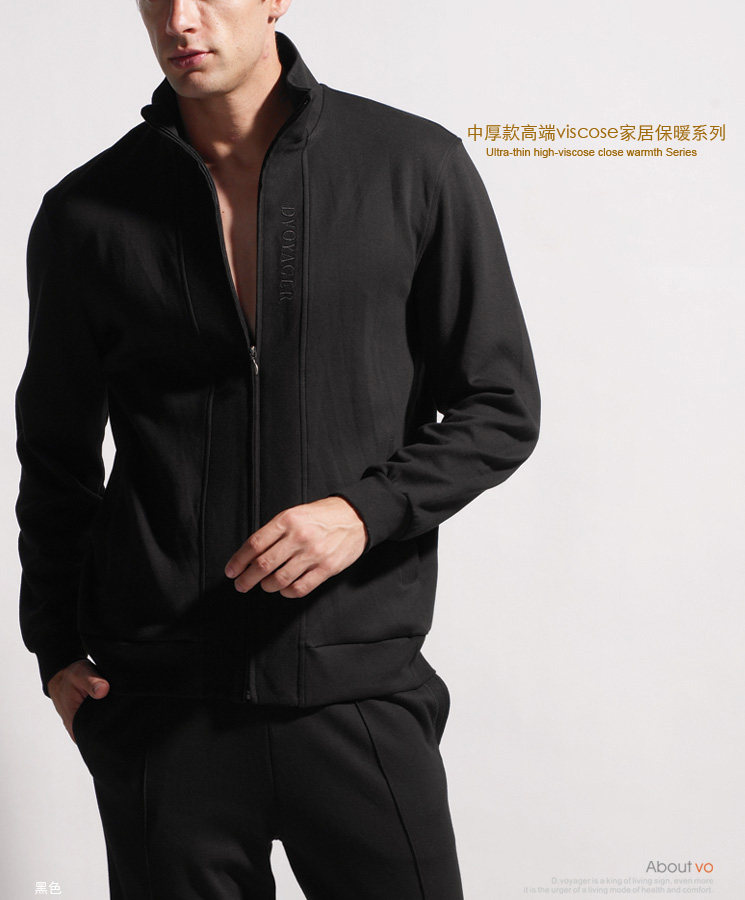 满300减<em>100</em> 高端VO男士T恤男装<em>外套</em>小高领粘