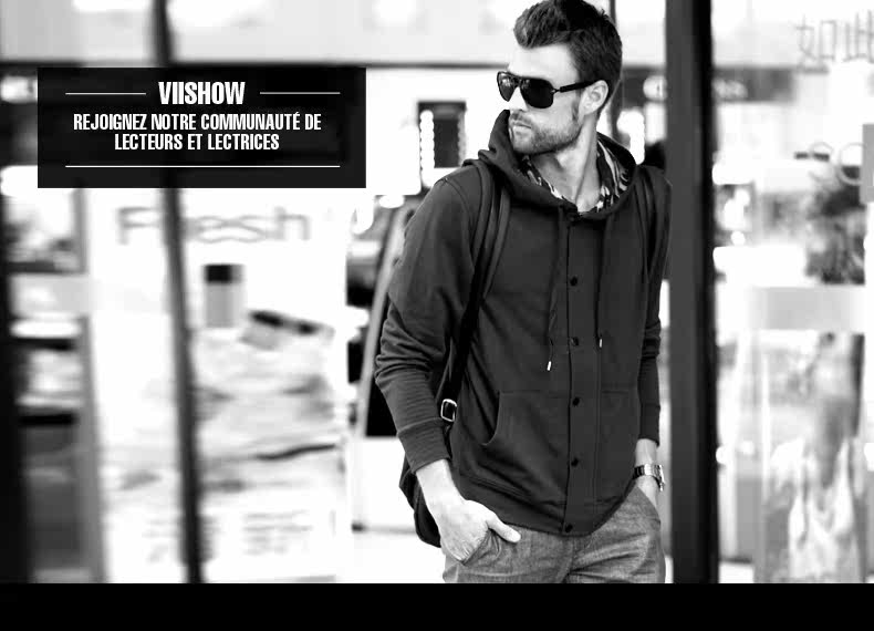 viishow2014新款潮春装<em>卫衣男</em> 男士<em>军绿开衫</em>连