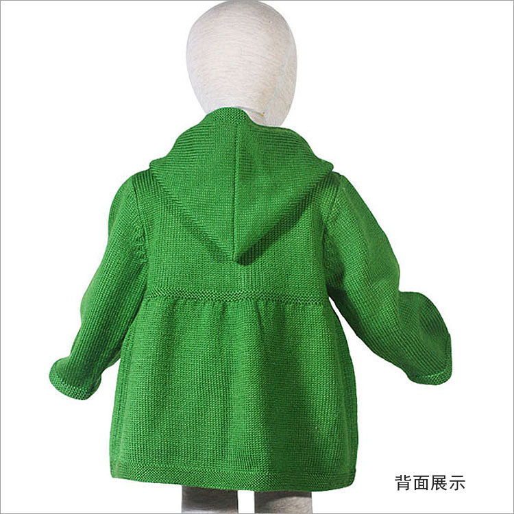 纯手工<em>儿童毛衣</em> 加<em>长款</em>毛线 <em>儿童</em>手工<em>编织毛衣</em>