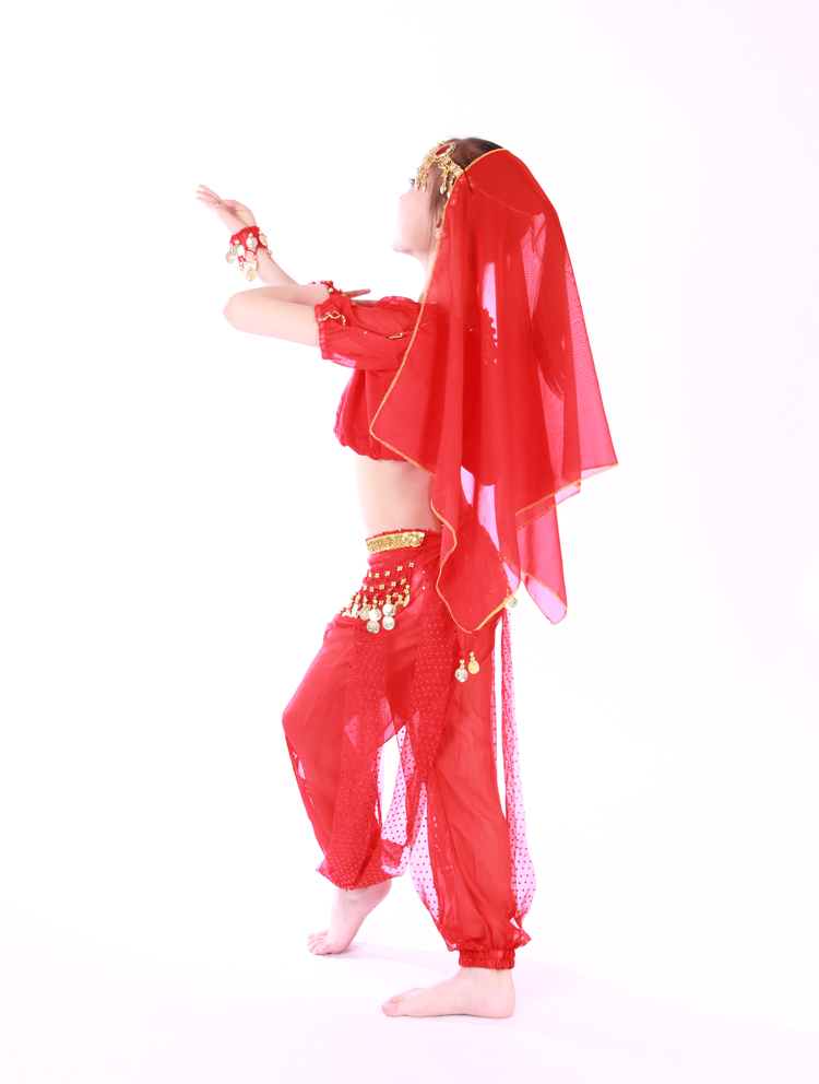 批发采购舞台服、表演服-大童儿童肚皮舞套装