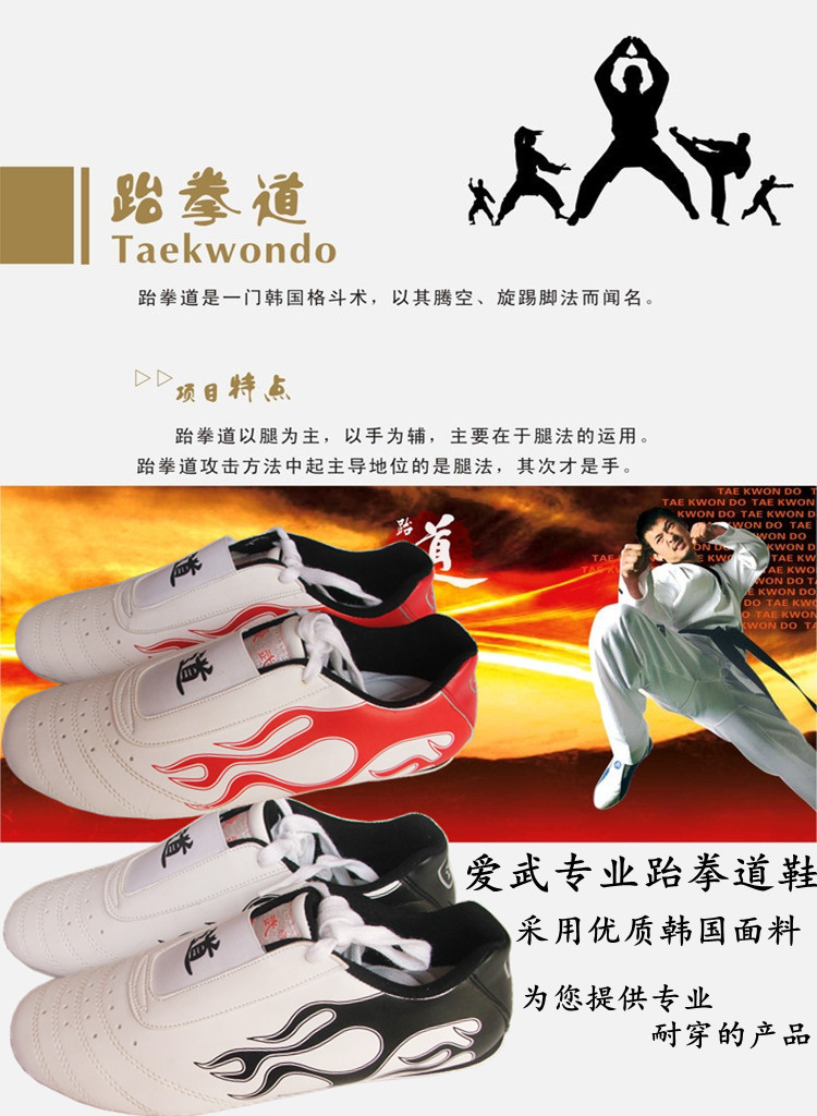 free shipping Love martial arts quality goods Taekwondo shoes / Training shoes / children Taekwondo shoes / the republic of korea Fabric / The new Promotion