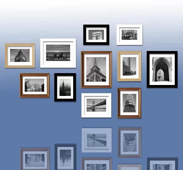 特别版<em>海贼王 照片墙</em> 相框墙 实木相框 相框幕墙