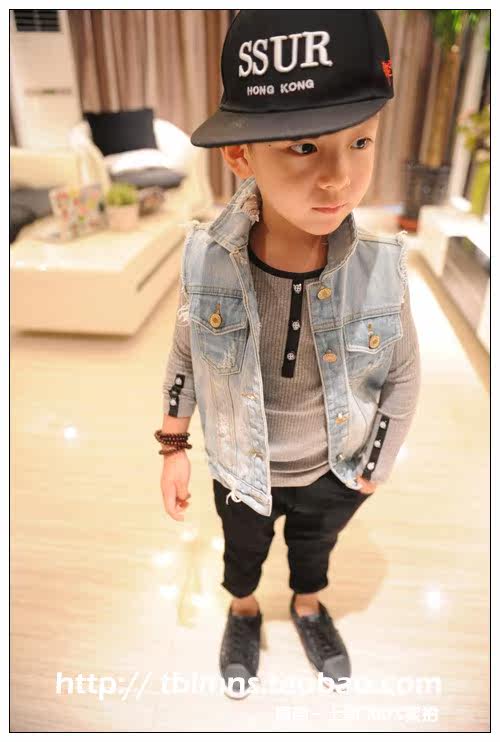 童<em>马甲</em>、背心-正品 九斤×男童秋款 <em>韩版男宝</em> 