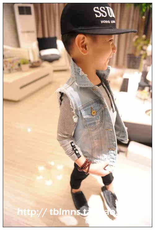 童<em>马甲</em>、背心-正品 九斤×男童秋款 <em>韩版男宝</em> 