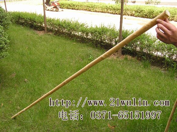 传统型带黄皮成人加粗白蜡杆 武术棍 齐眉棍头粗尾细160至250厘米