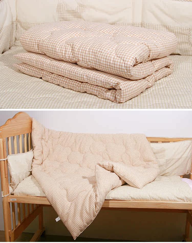 LeTao Peach baby organic cotton double gauze cotton thick core of pure cotton bedding in neonates