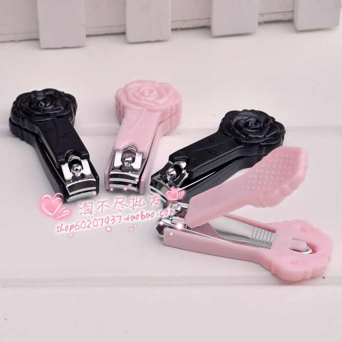 【 A112 】 Anna * Soviet style Rose Nail clippers   Manicure tools   Nail knife   Nail file