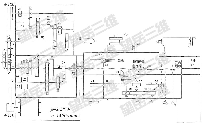 ca6136机床全套三维模型(使用ug nx软件建模)