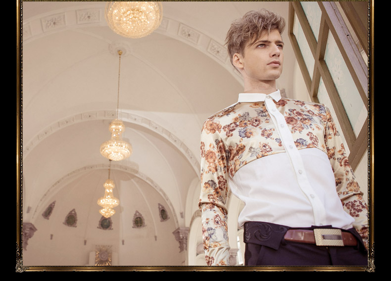 Рубашка мужская Where the transfer 14219 2014 Where the transfer