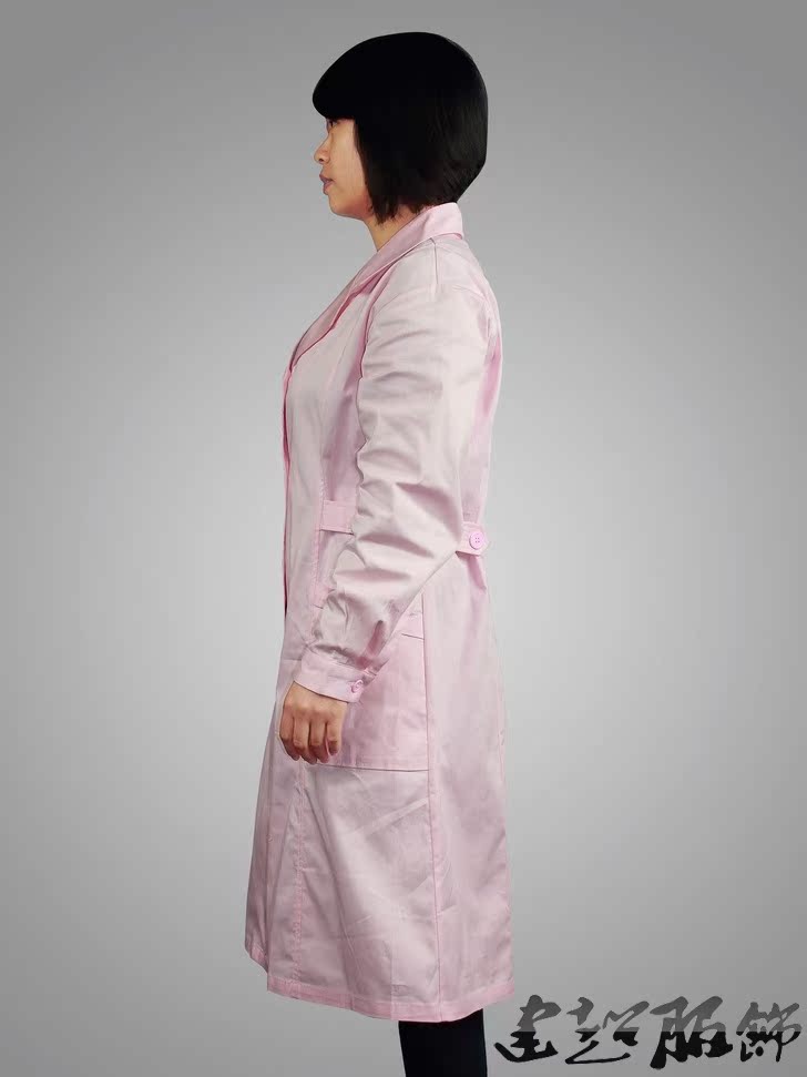 粉色全棉护工护士服 美容院工作服 医疗护士服