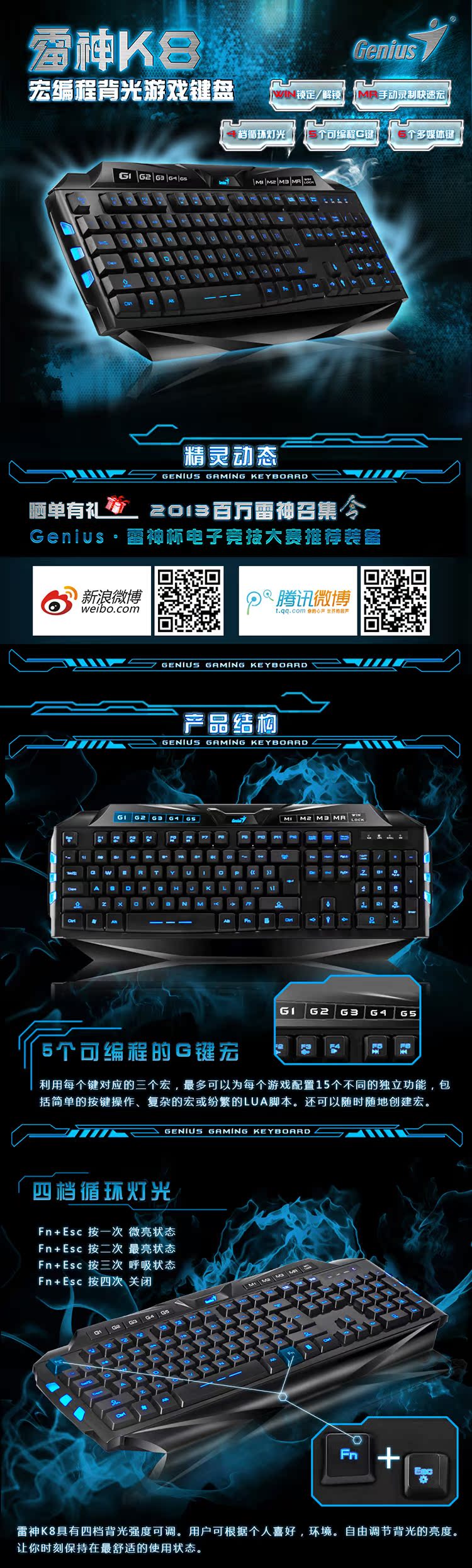Клавиатура Genius K8 USB Клавиатура Genius K8 USB