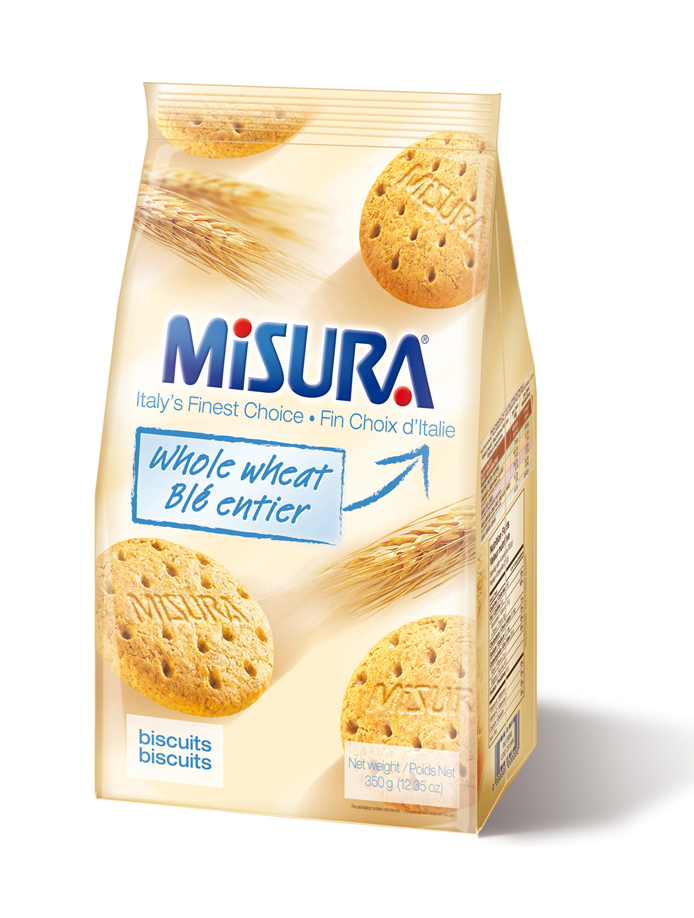 【意大利进口 Misura米苏尔 全麦消化 饼干350
