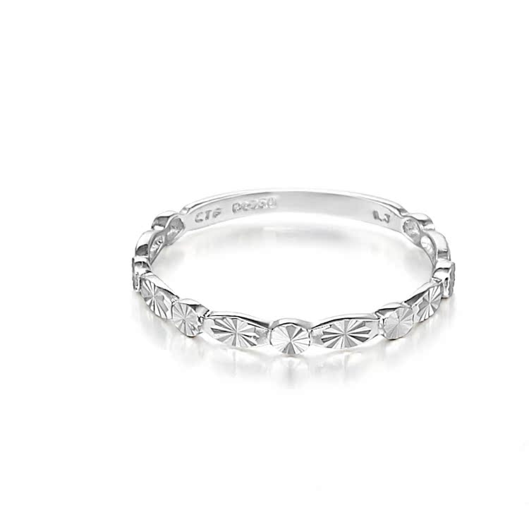 【评价】周大福官方正品PT950\/铂金戒指\/指环