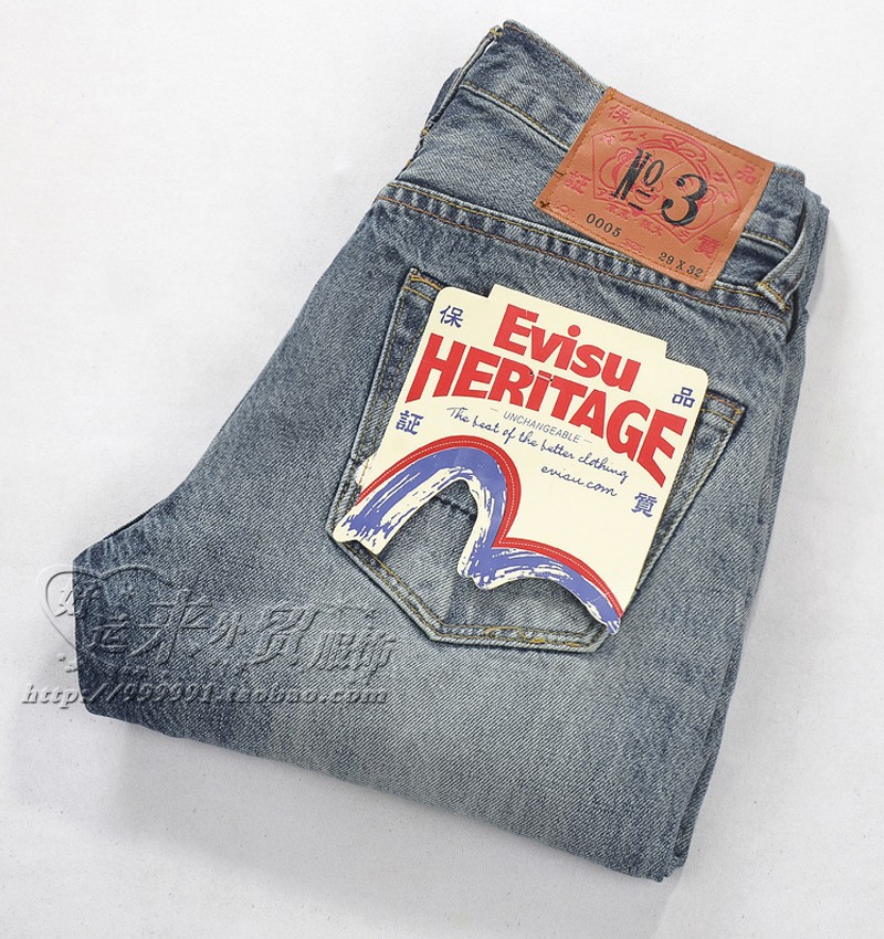 Джинсы мужские Evisu e6035 Классическая джинсовая ткань 2013 Evisu Длинные брюки (длиной ниже щиколотки) Блестящая, Рваные, Обработано наждачной бумагой, Шлифованный край, Обшарпанные 2013 Молодежь Четыре времени года Много карманов Классическая джинсовая ткань Для отдыха