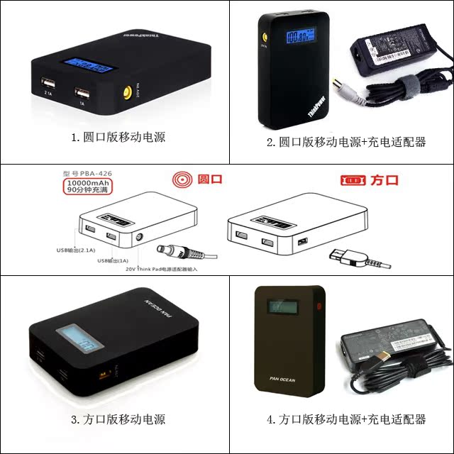 Kuan Yang Thinkpower Fast charging times charge portable source   mobile phone currency Power bank charger 10000 Milliampere Battery