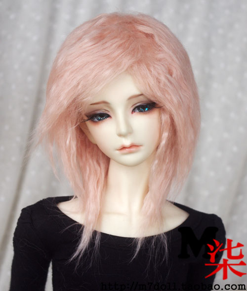 Кукла BJD M7-bjd ребёнок 1/6 1/3 плюшевые мягкие розовые голова с париком длинные вьющиеся волосы Кукла BJD M7-bjd ребёнок 1/6 1/3 плюшевые мягкие розовые голова с париком длинные вьющиеся волосы
