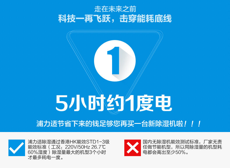 Осушитель воздуха 浦力适家用抽湿机 静音除湿器 地下室吸湿机 干衣除湿机yl-2610a Purest