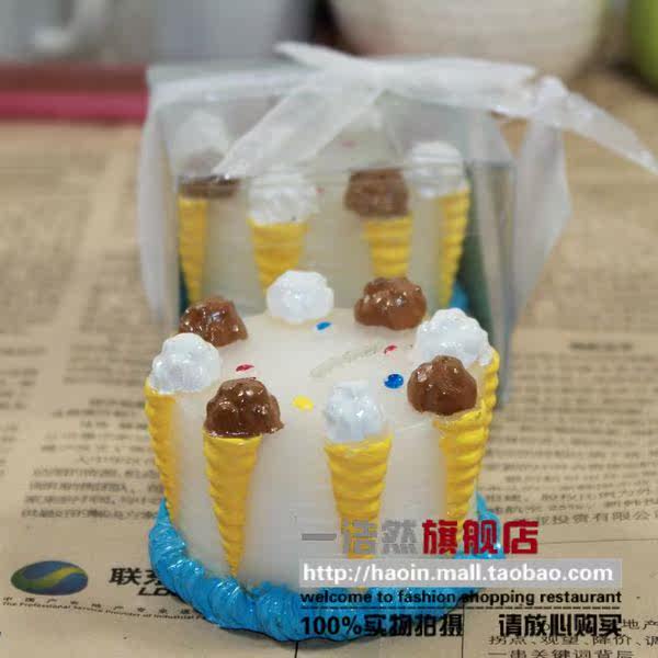 Haoin Creative romantic birthday gifts birthday cake candle gifts girlfriends Birthday party supplies