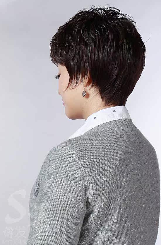 假发-中老年假发<em>女式</em>假发<em>短发</em> 短卷发妈妈假头