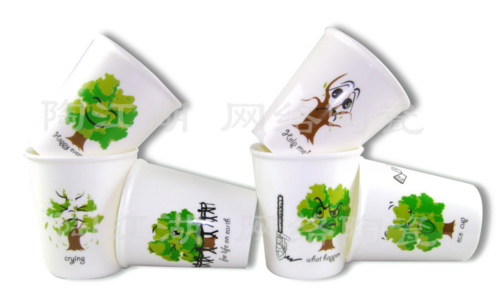 公用杯 广告礼品 企业宣传 环保套杯 陶江湖网络