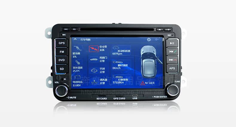 Мультимедийная система с GPS Rotiss POLO DVD Мультимедийная система с GPS Rotiss POLO DVD