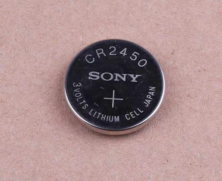 【原装进口sony索尼 CR2450纽扣电池 3V锂电