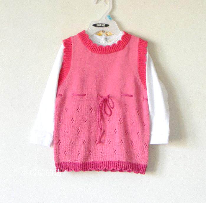 今日特价!2012<em>夏季</em>新款<em>宝宝</em>童装女童圆领<em>针织</em>