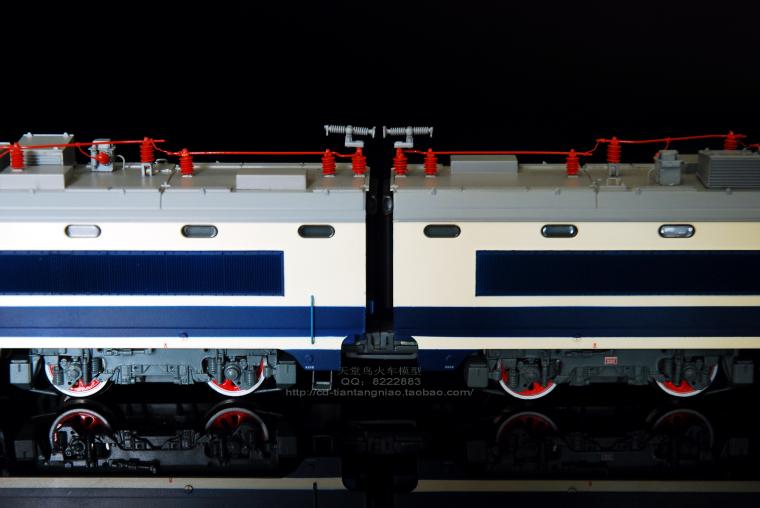 百万城火车模型 中国韶山4(ss4)型电力机车 京局丰段0304图片_4