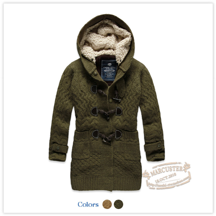 HIrtw2013秋冬新款女装带帽仿丝绵两<em>穿开衫</em>中