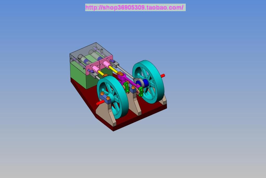 Купить Детская игрушка з-35 двухцилиндровый паровой двигатель модель ...