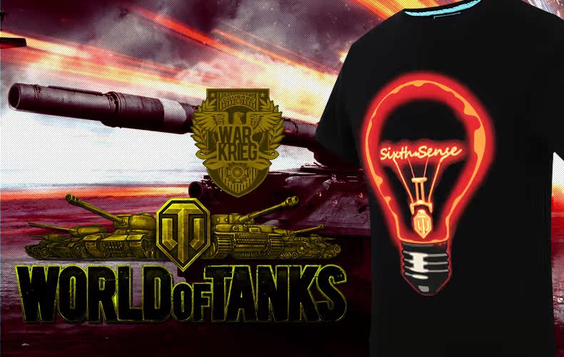Футболка мужская TEE7 WORLD OF TANKS Футболка мужская TEE7 WORLD OF TANKS, TEE7