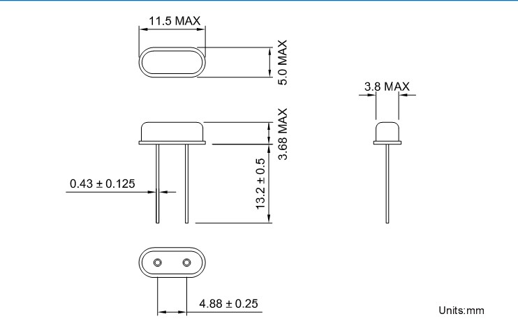 49S   Short foot   Original   14.318M   14.31818M   14.318MHZ   DIP-2   preferential   brand new