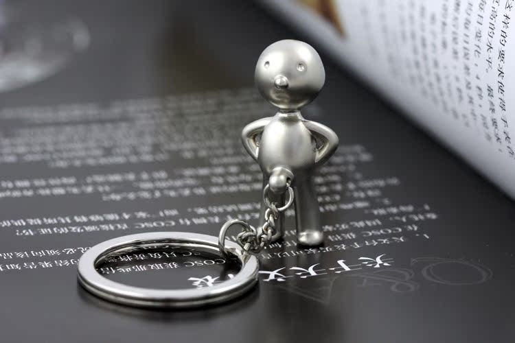 Creative Classic Mr.P Boy Keychain Key Chain Ring Key Fob funny gift