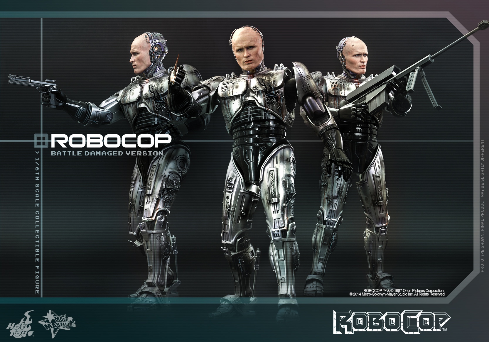 Hottoys   1 / 6   MMS265 / MMS266   Mechanical warfare police   Single person War damaged version / Suit Edition