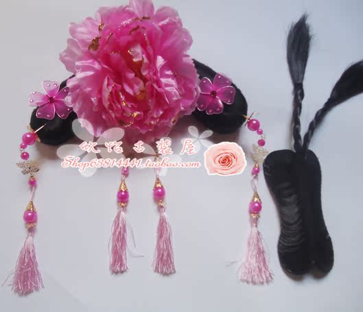 迎六一 儿童版新还珠格格头饰 小格格头饰 清朝